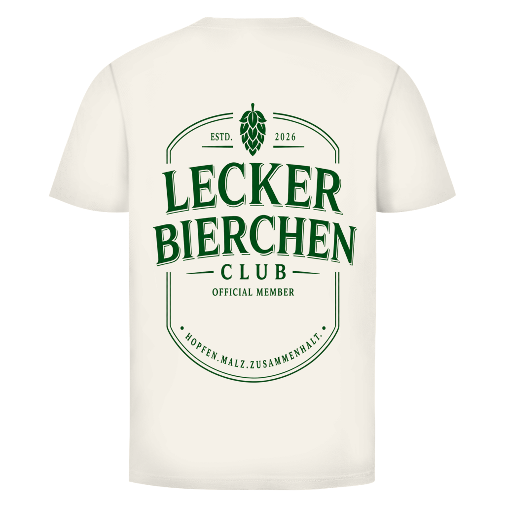 Lecker Bierchen Club Member Rückendruck | Unisex T-Shirt