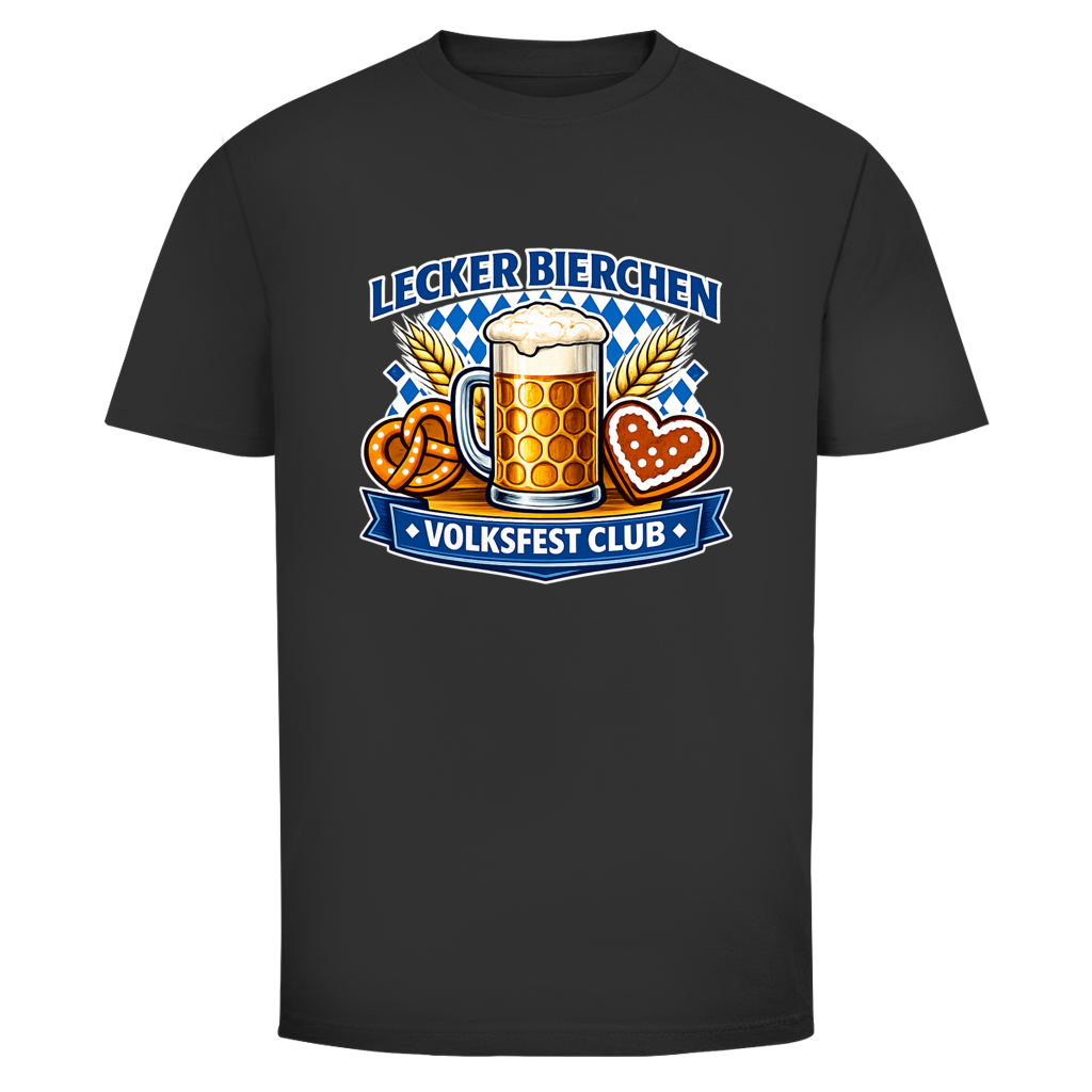 Lecker Bierchen Volksfest Club | Unisex T-Shirt