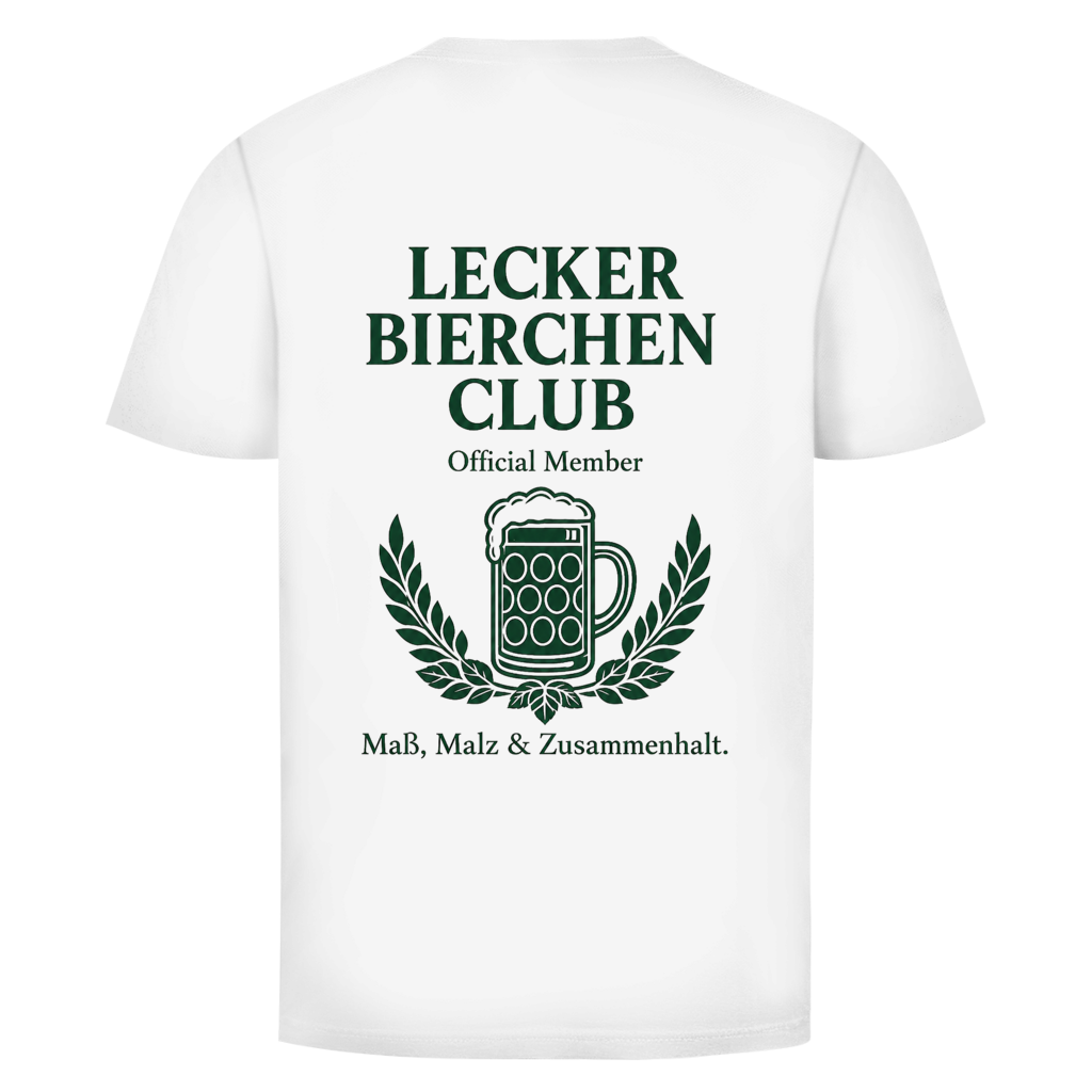 Lecker Bierchen Club Volksfest Edition Rückendruck | Unisex T-Shirt