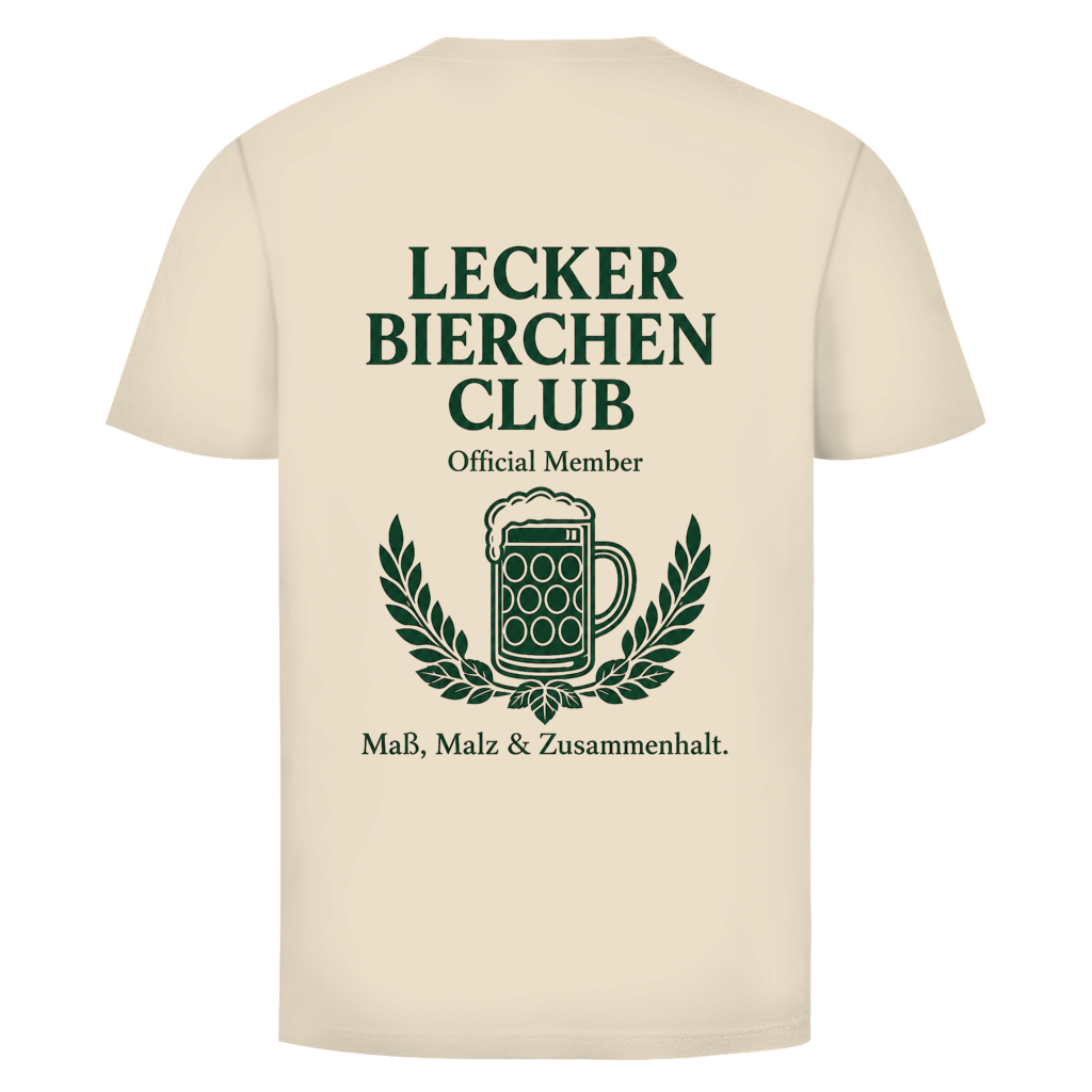 Lecker Bierchen Club Volksfest Edition Rückendruck | Unisex T-Shirt