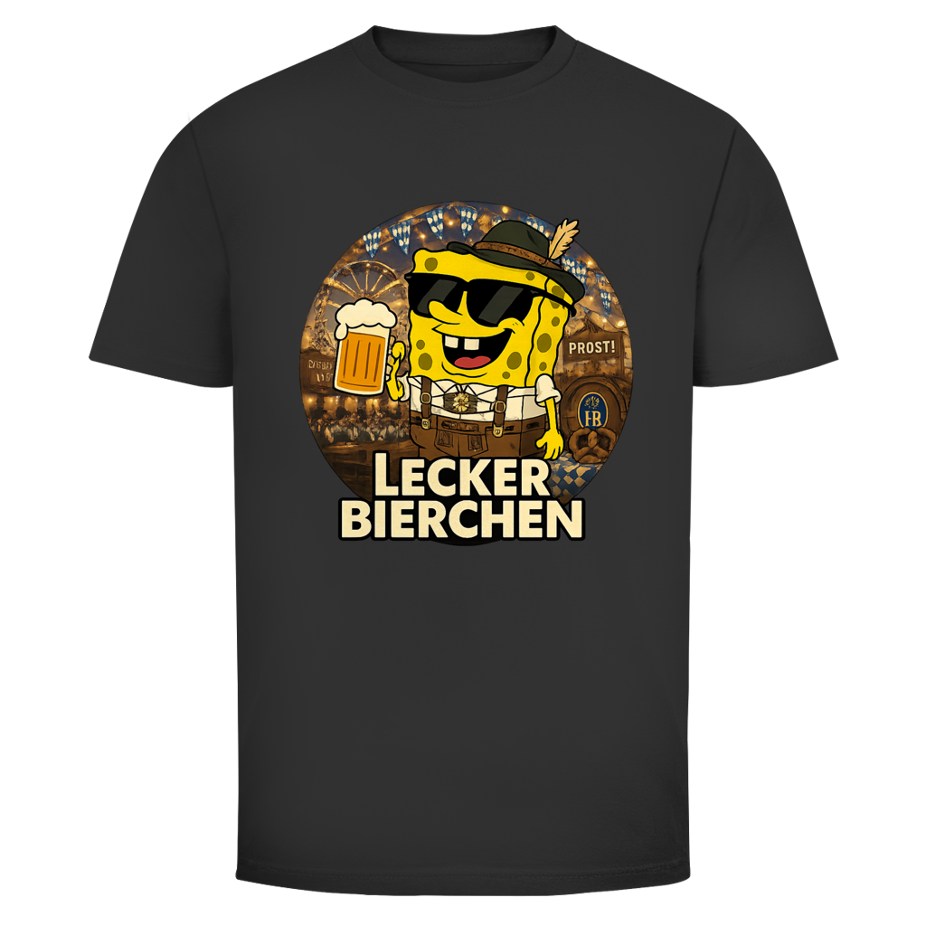 Lecker Bierchen Schwamm Wiesn Edition | Unisex T-Shirt