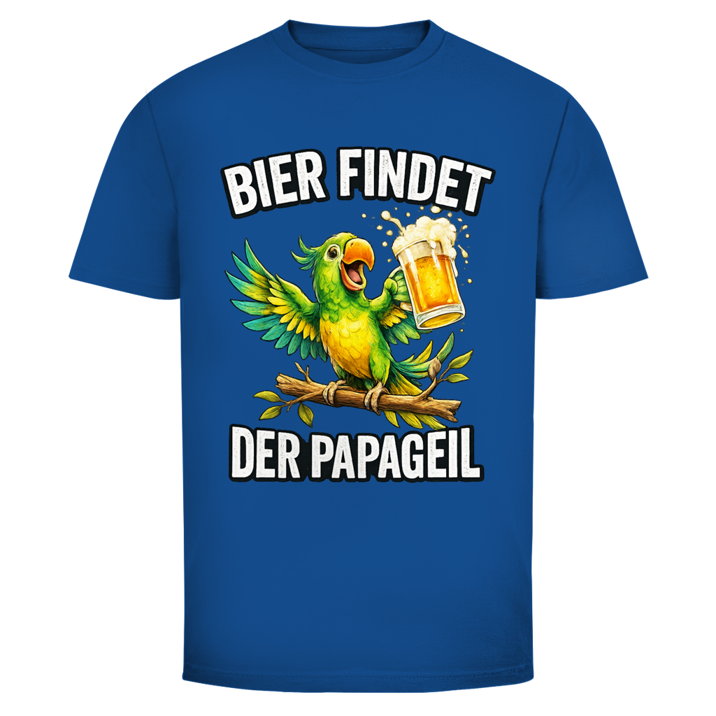 Bier findet der Papageil | Unisex T-Shirt