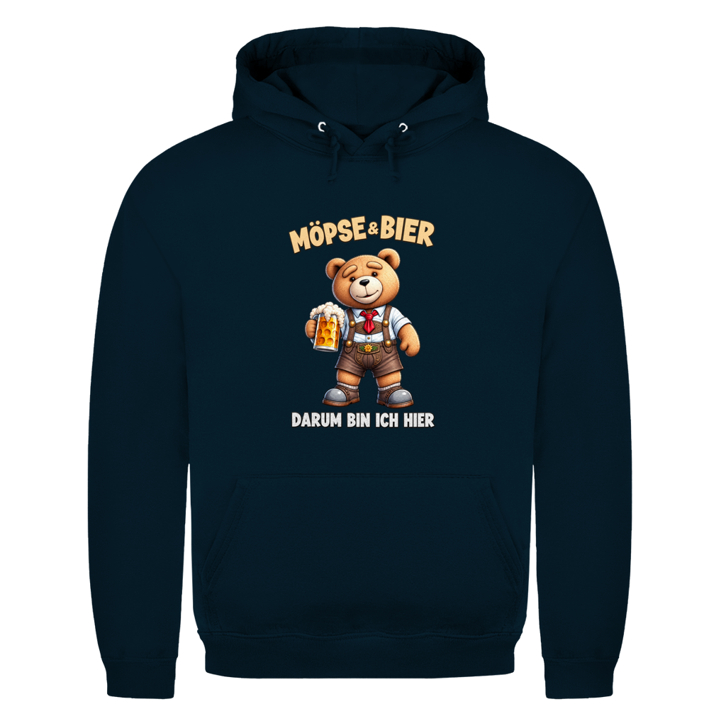 Möpse & Bier Teddy | Unisex Hoodie