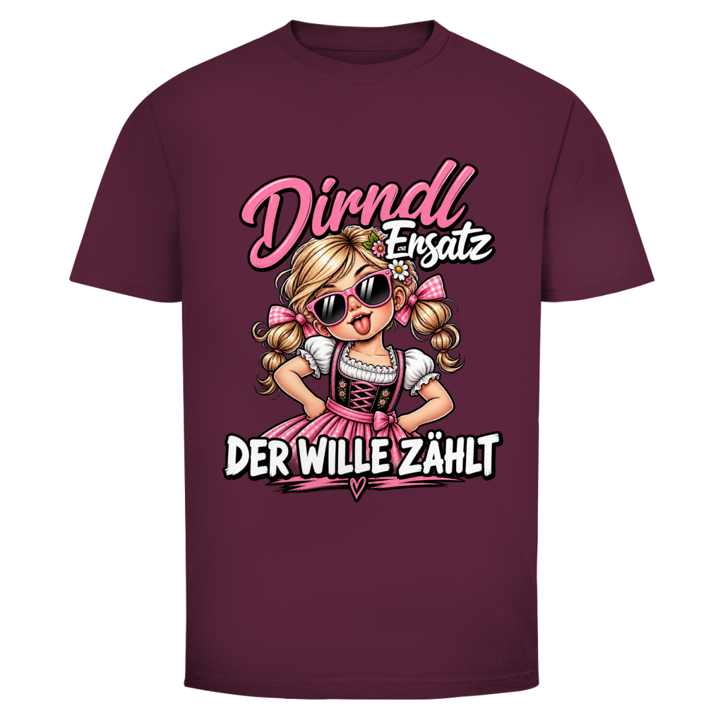 Dirndl Ersatz der Wille zählt | Unisex T-Shirt