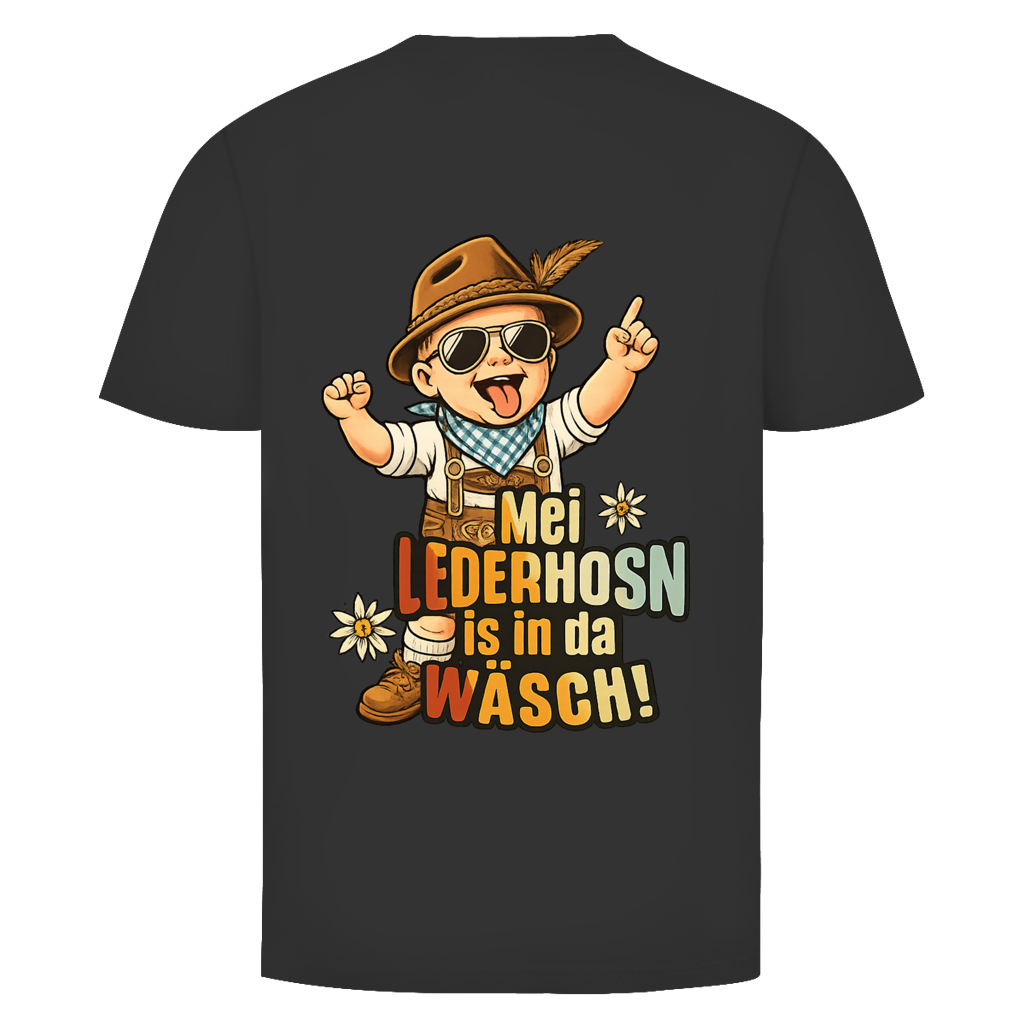 Mei Lederhosn Rückendruck | Unisex T-Shirt