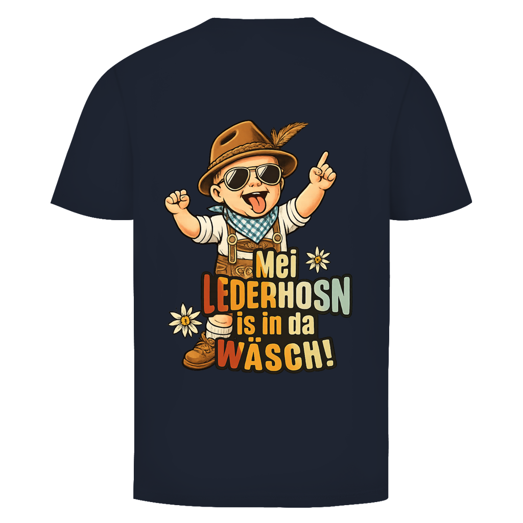 Mei Lederhosn Rückendruck | Unisex T-Shirt