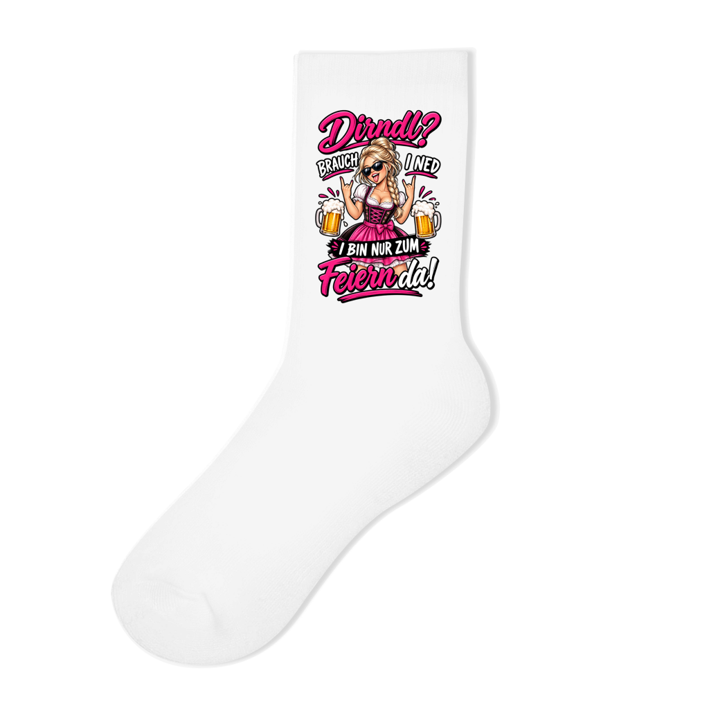 Dirndl brauch i ned | Socken