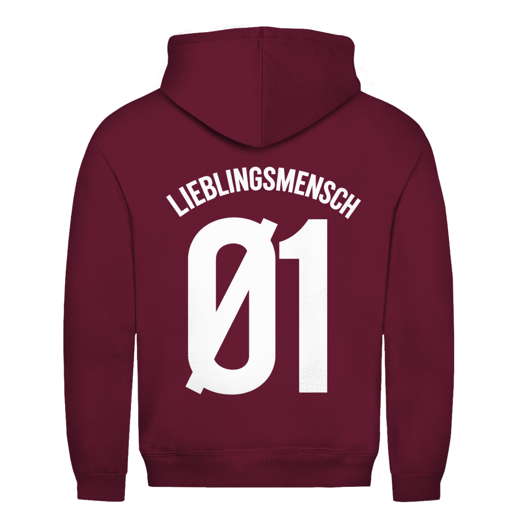 Lieblingsmensch 01 Rückendruck | Unisex Hoodie