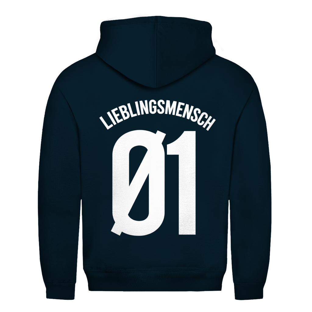 Lieblingsmensch 01 Rückendruck | Unisex Hoodie