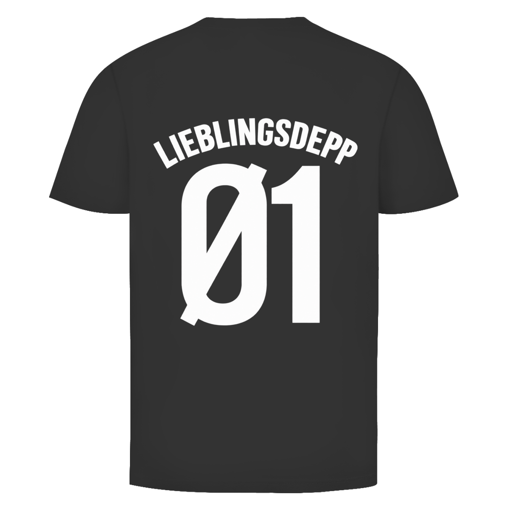 Lieblingsdepp 01 Rückendruck | Unisex T-Shirt