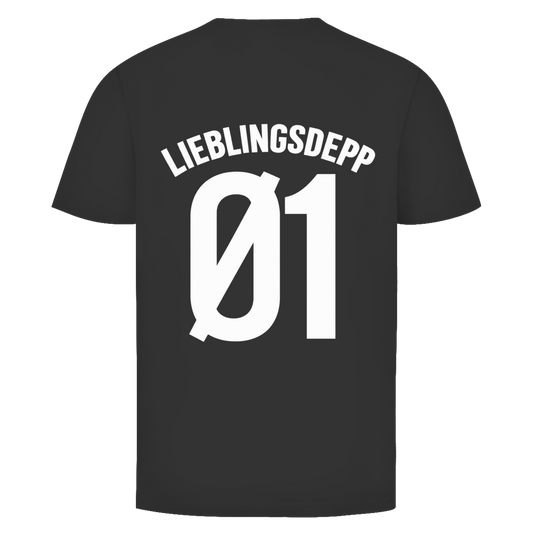 Lieblingsdepp 01 Rückendruck | Unisex T-Shirt