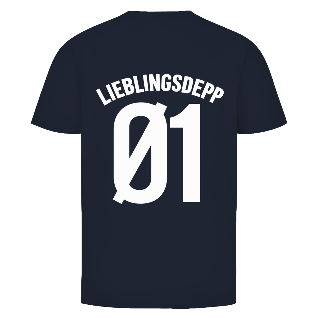 Lieblingsdepp 01 Rückendruck | Unisex T-Shirt