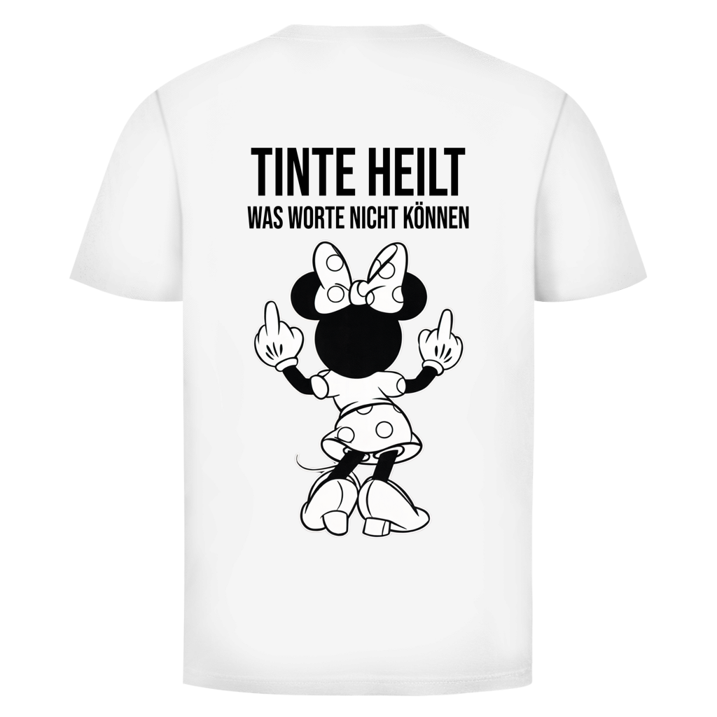 Tinte Heilt Mäuschen Rückendruck | Unisex T-Shirt