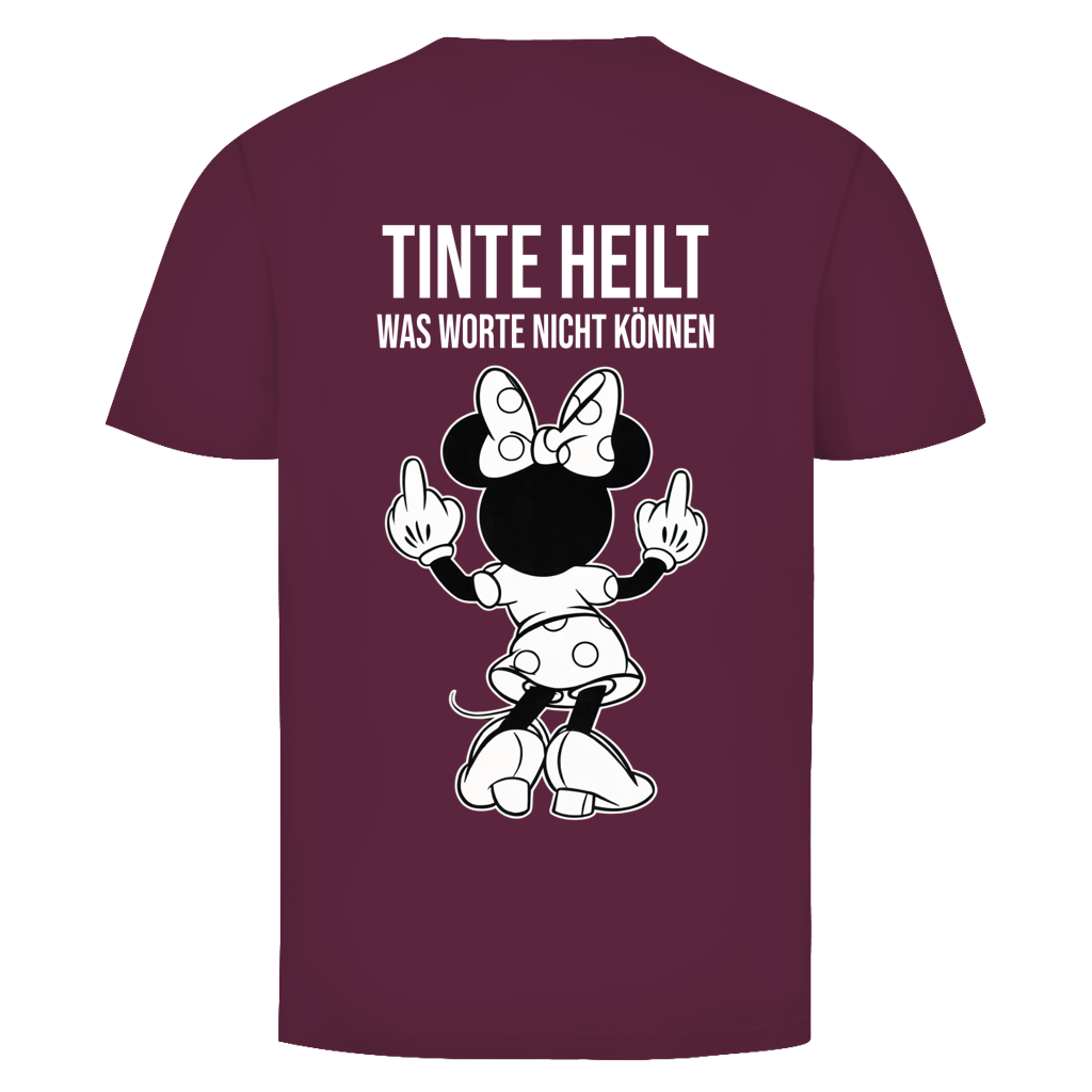 Tinte Heilt Mäuschen Rückendruck | Unisex T-Shirt