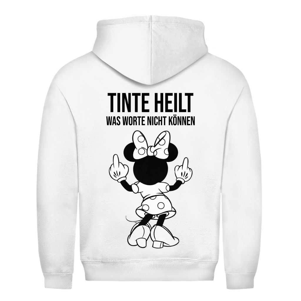 Tinte Heilt Mäuschen Rückendruck | Unisex Hoodie