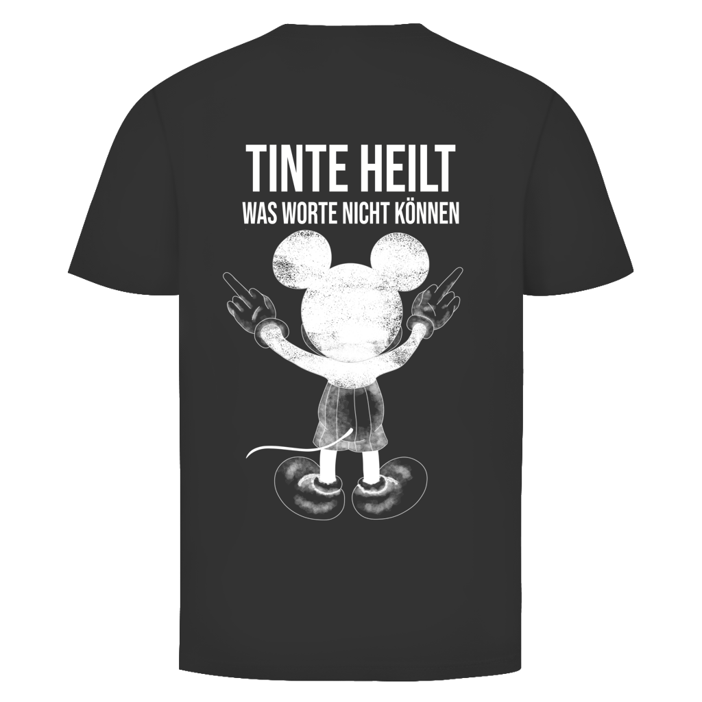Tinte Heilt Maus Rückendruck | Unisex T-Shirt
