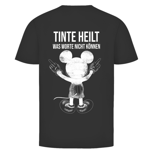 Tinte Heilt Maus Rückendruck | Unisex T-Shirt