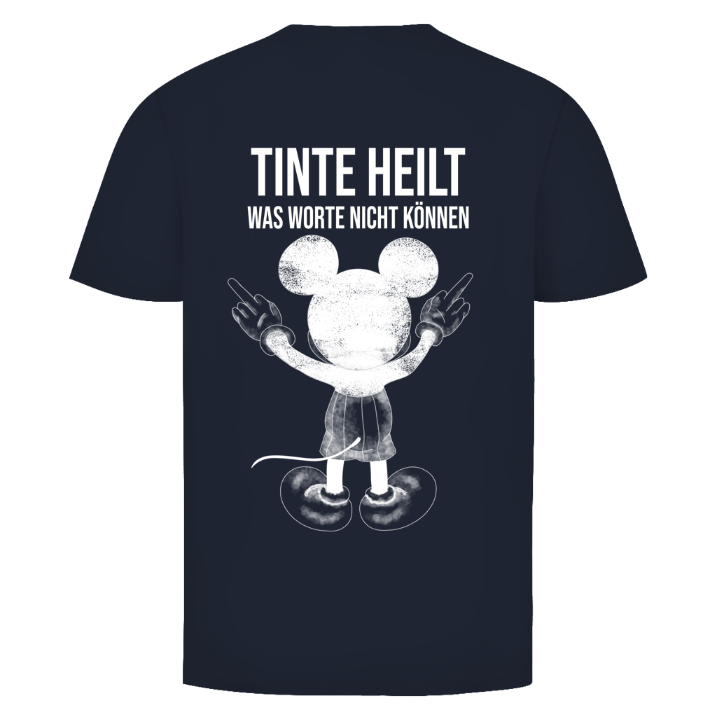 Tinte Heilt Maus Rückendruck | Unisex T-Shirt