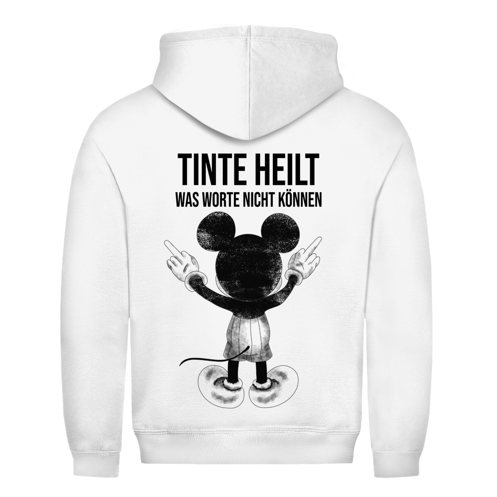 Tinte Heilt Maus Rückendruck | Unisex Hoodie