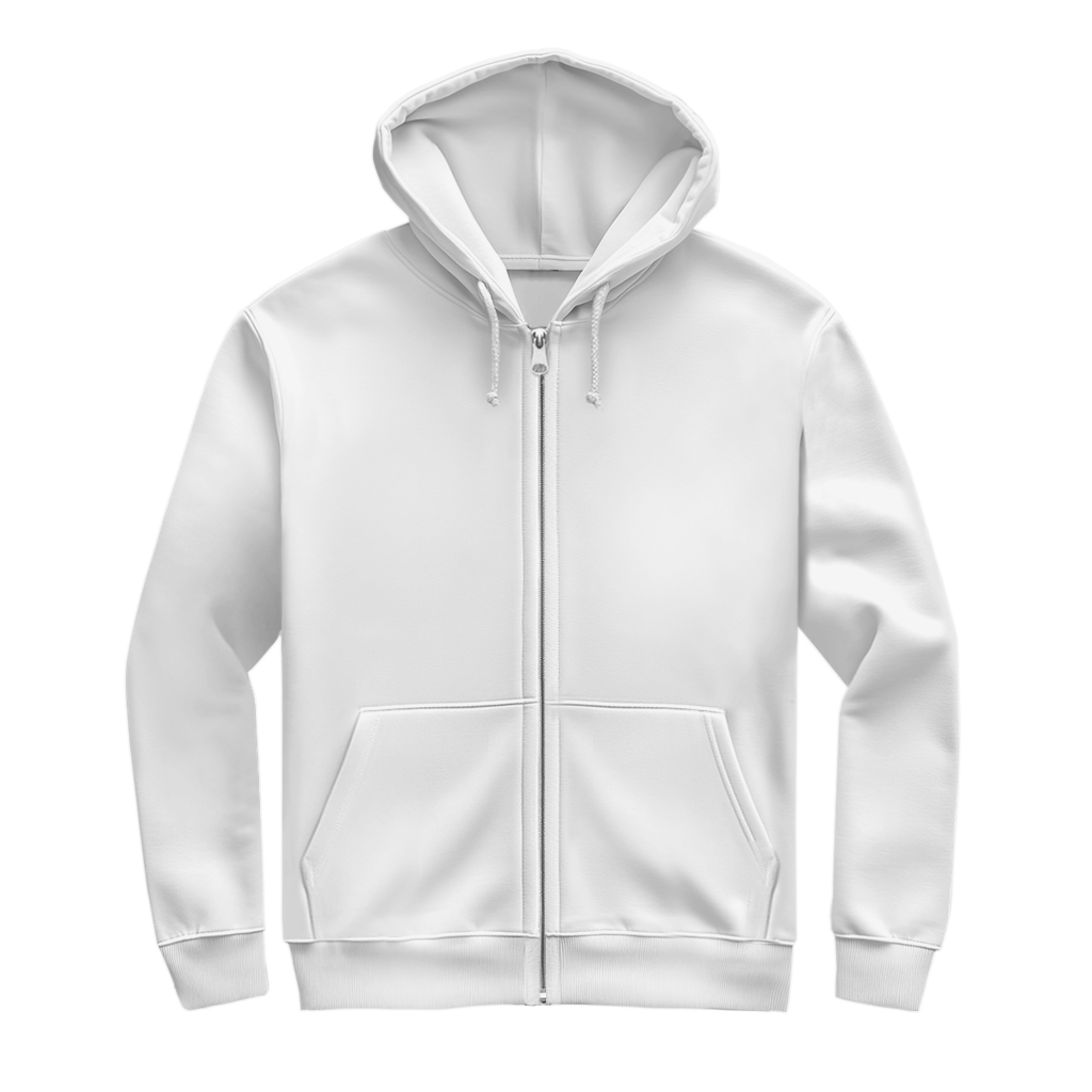 Du Bekloppt. Ich Bekloppt. Wir Freunde. Girl Zipper mit Rückendruck Ansicht 2