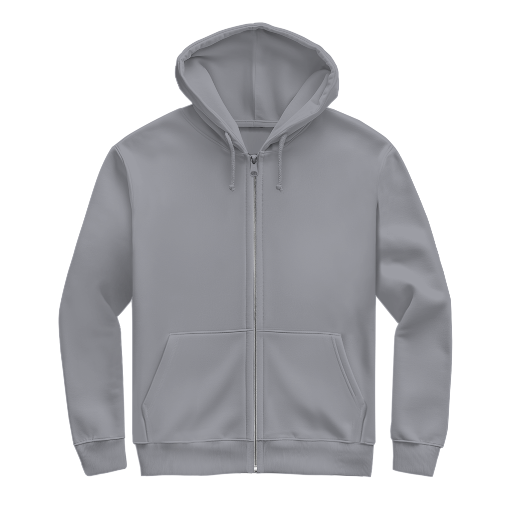 Du Bekloppt. Ich Bekloppt. Wir Freunde. Girl Zipper mit Rückendruck Ansicht 4