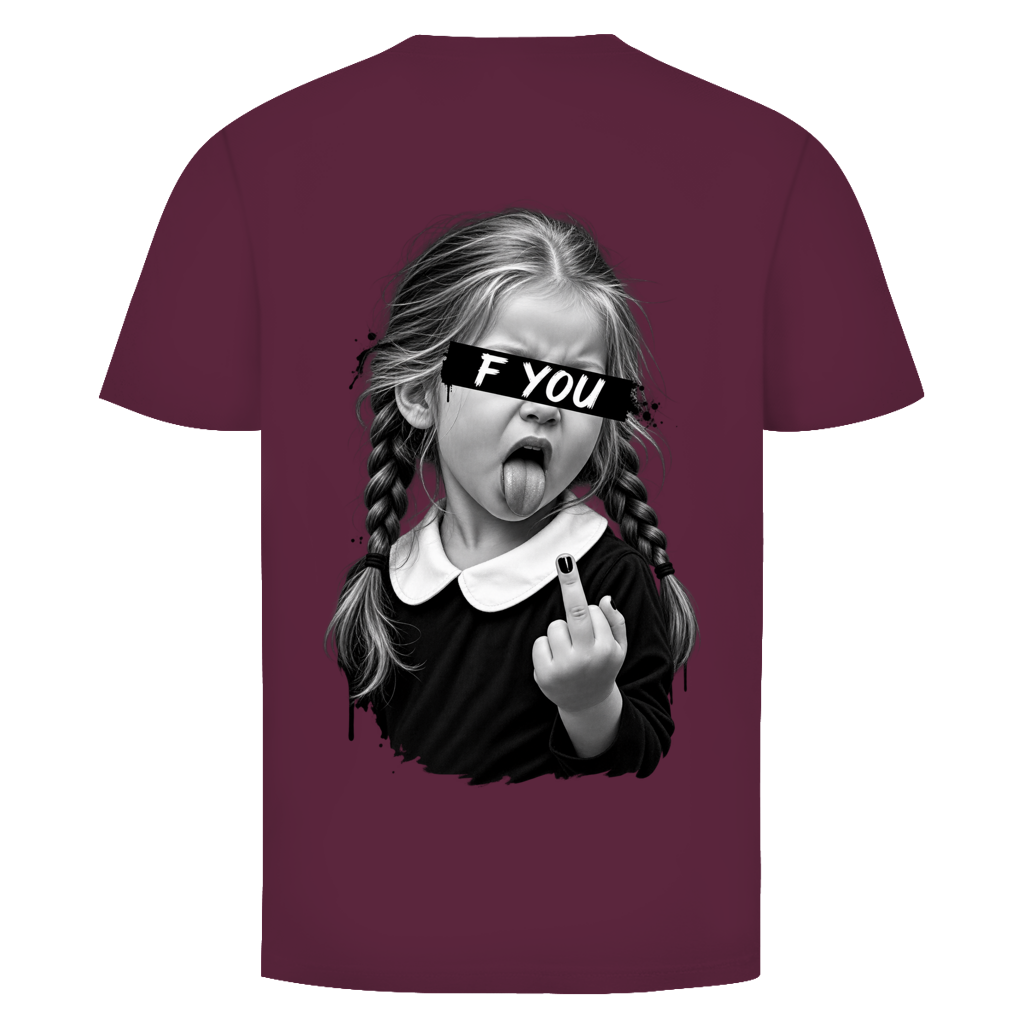 F YOU T-Shirt in Bordeaux