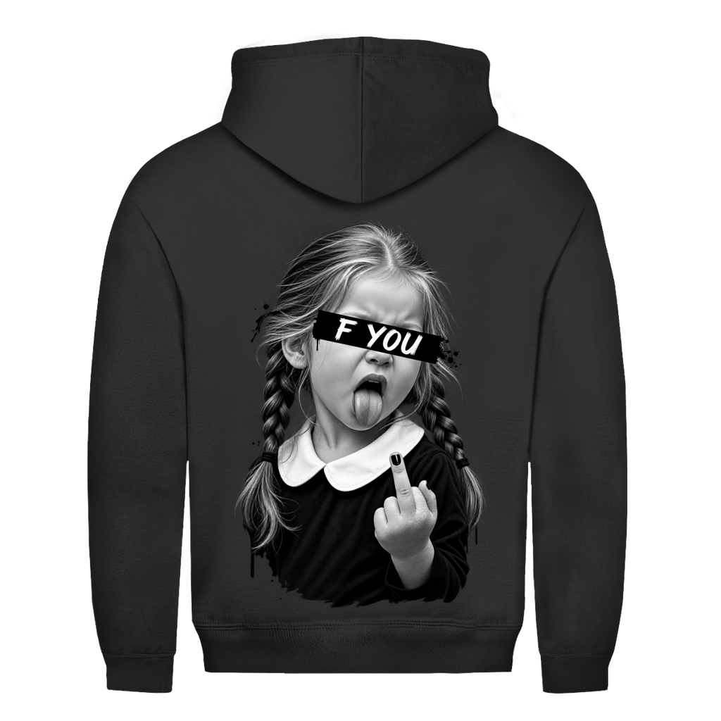 F YOU Hoodie in Schwarz