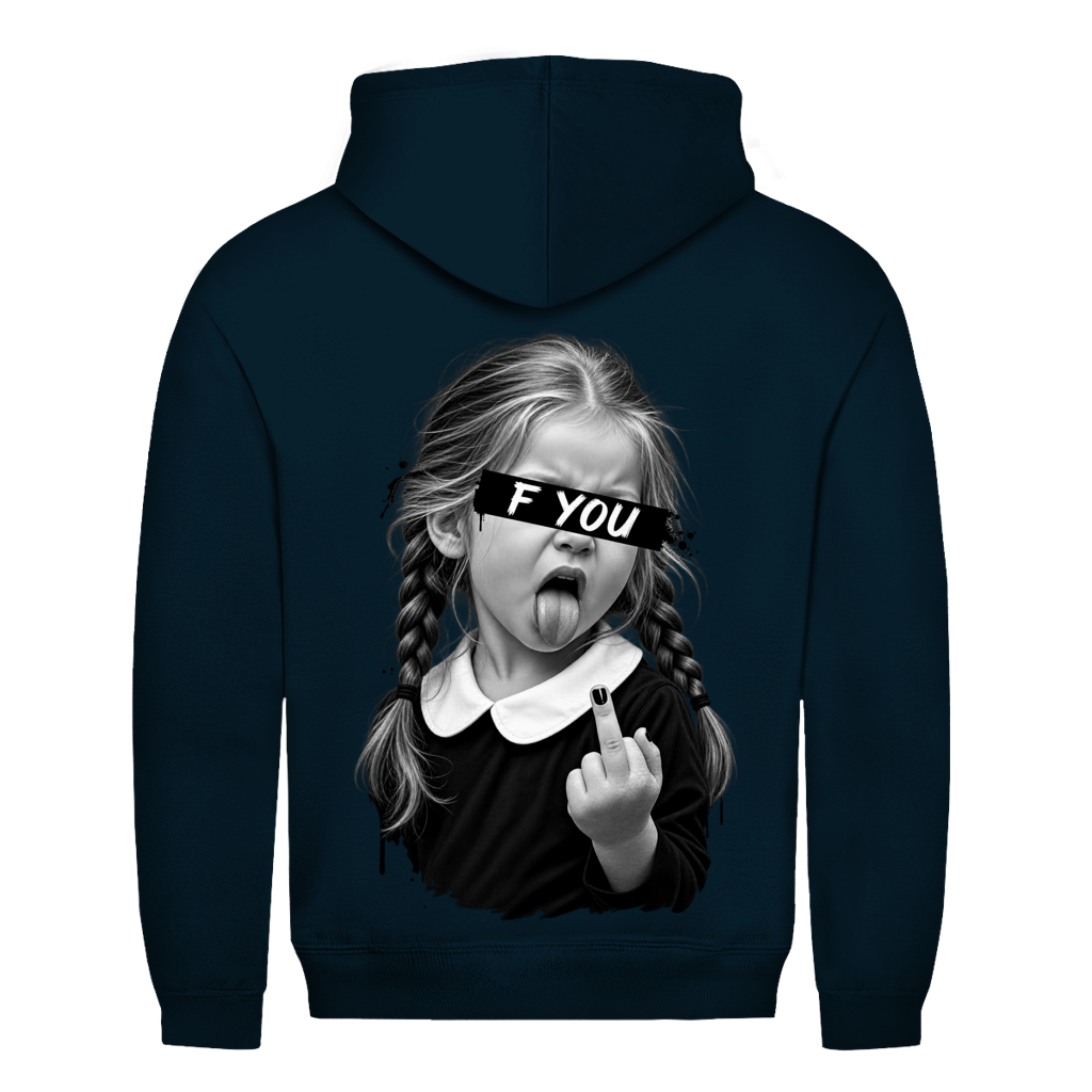 F YOU Hoodie in Navy