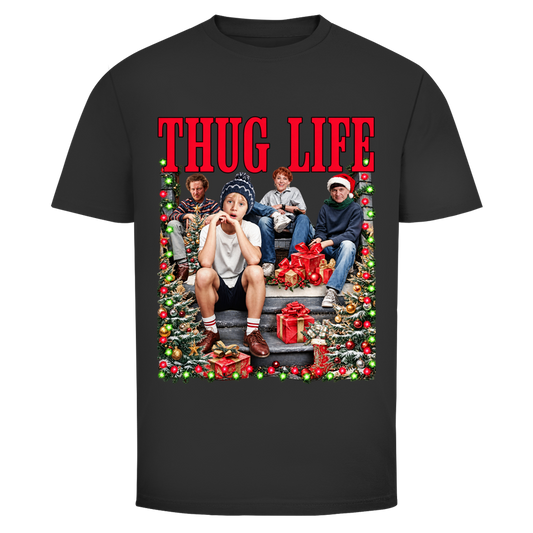 Xmas Thug Life Weihnachtsshirt in Schwarz