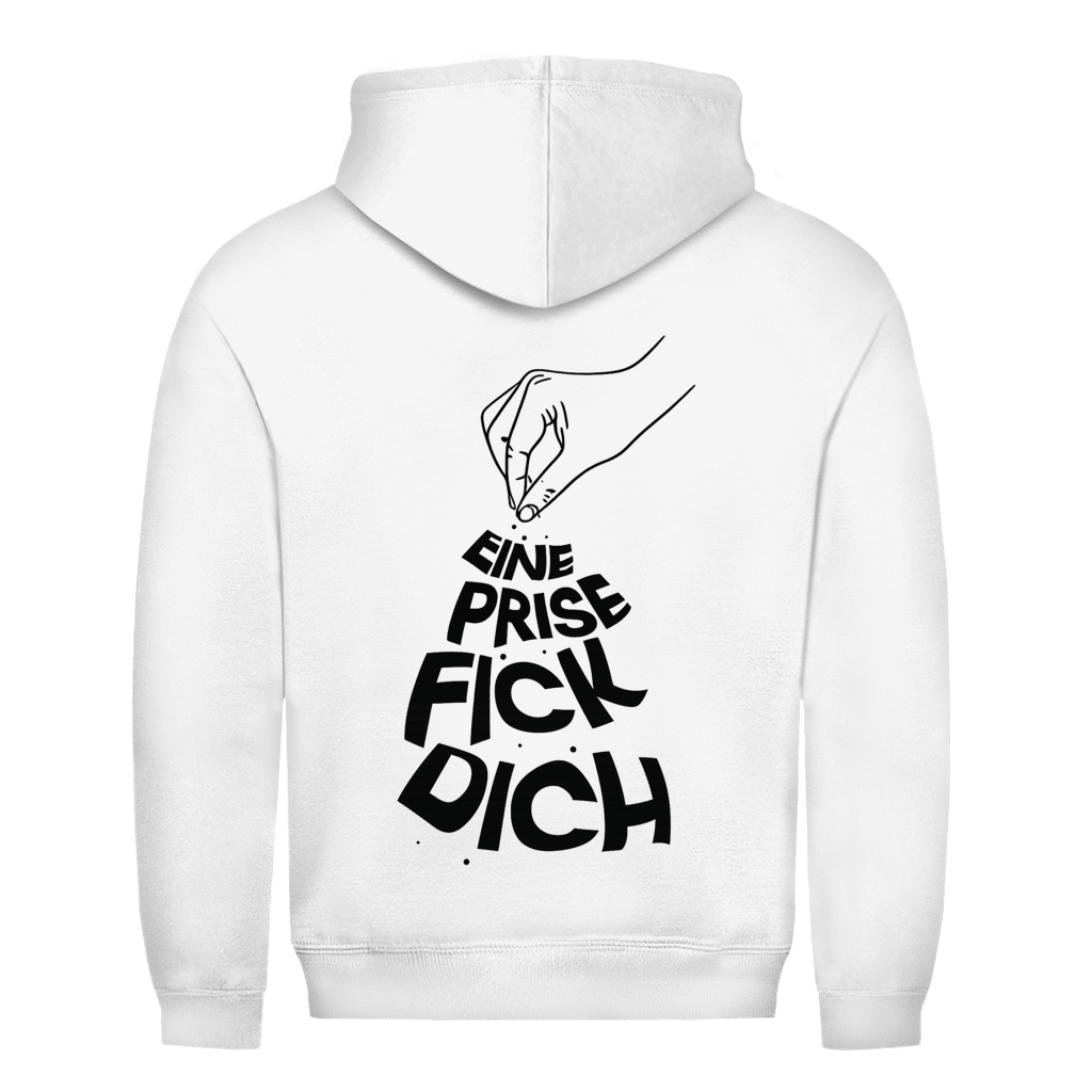 Eine Prise Fick Dich Hoodie in Weiß