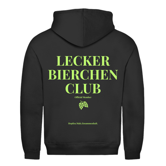 Lecker Bierchen Club Hoodie in Schwarz