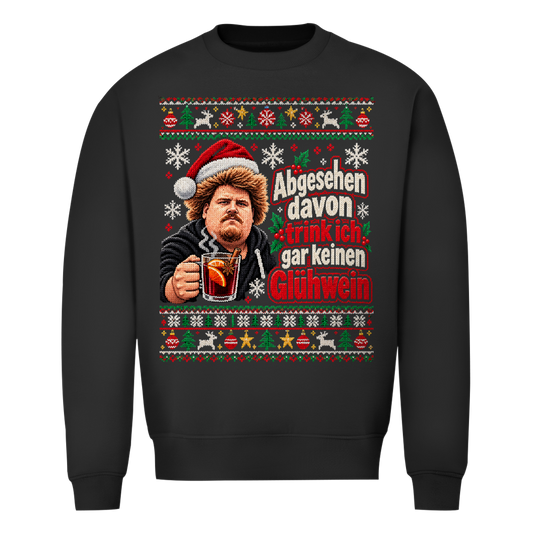 Abgesehen davon Ugly Christmas Sweater in Schwarz