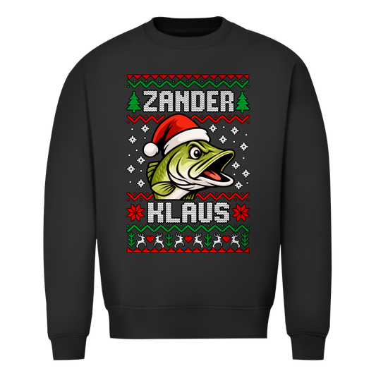 Zander Klaus Ugly Christmas Sweater in Schwarz