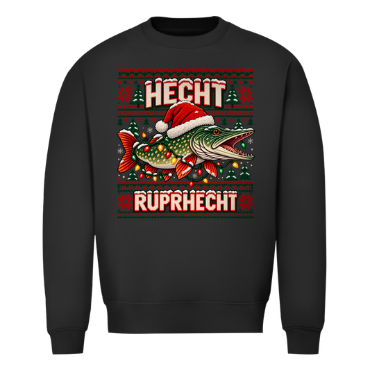 Hecht Ruprhecht Ugly Christmas Sweater in Schwarz