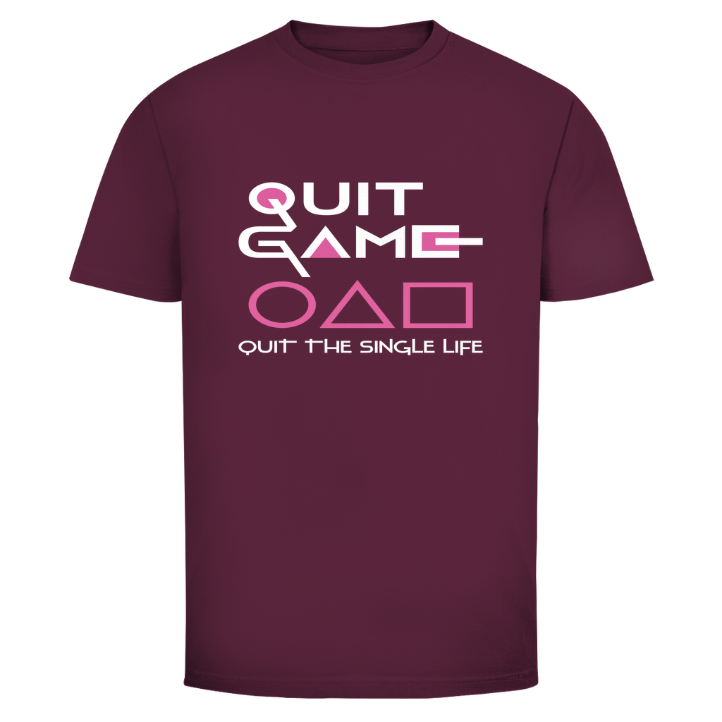 T-Shirt Männer- Quit Game
