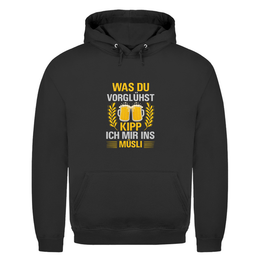 Was du vorglühst | Unisex Hoodie