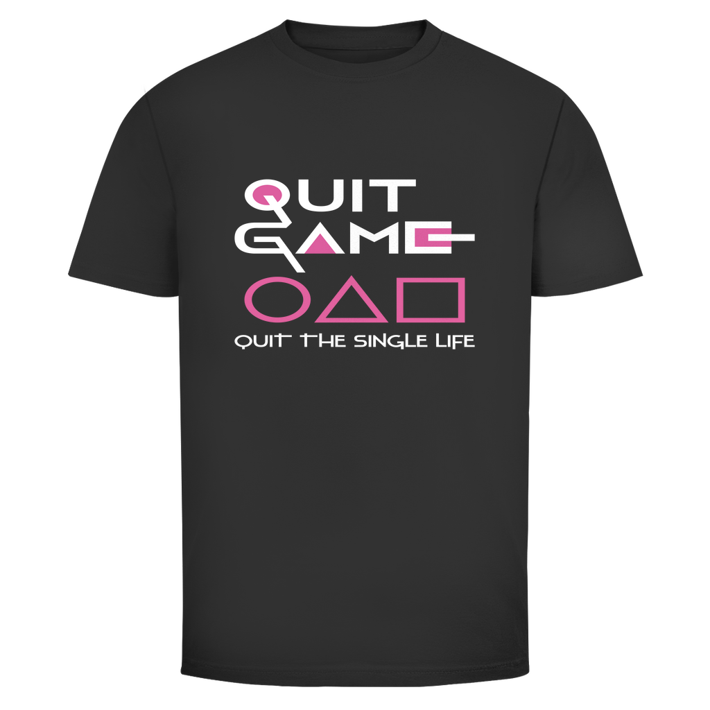 T-Shirt Männer- Quit Game