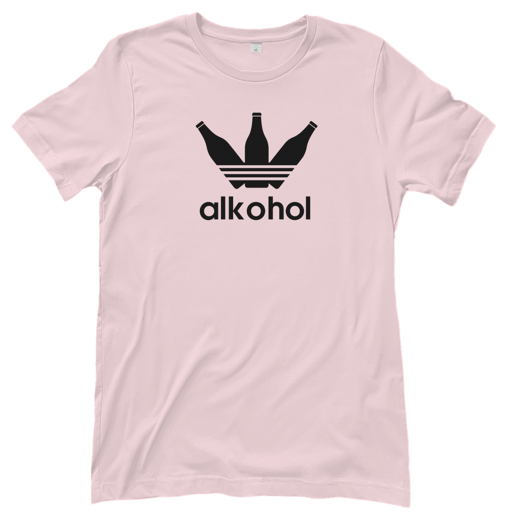 T-Shirt Frauen – Alkohol Logo