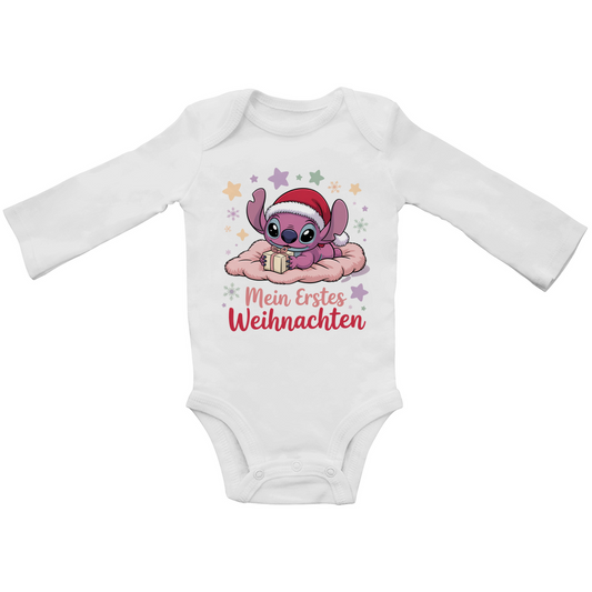 Mein erstes Weihnachten für Mädchen | Baby Body Langarm
