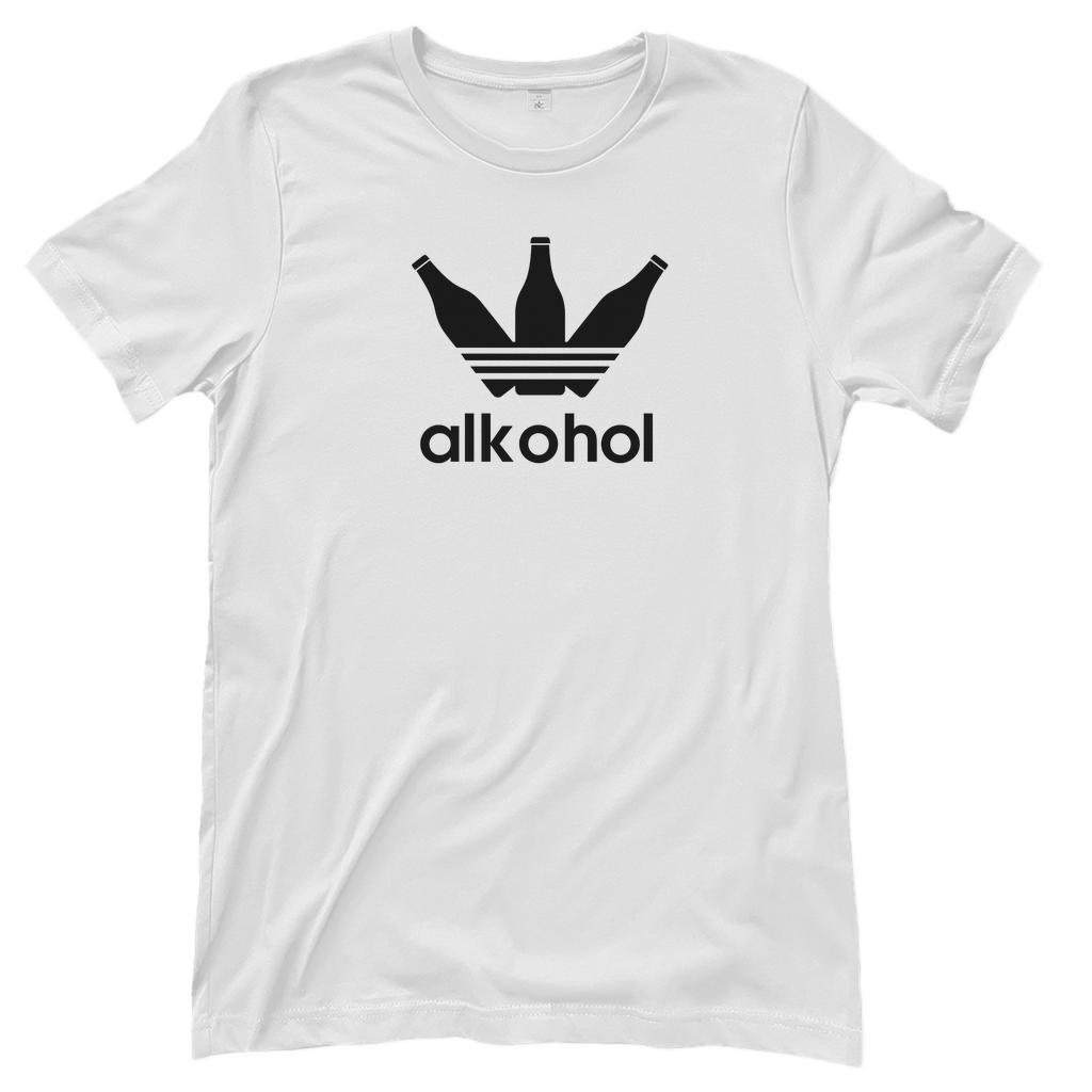 T-Shirt Frauen – Alkohol Logo