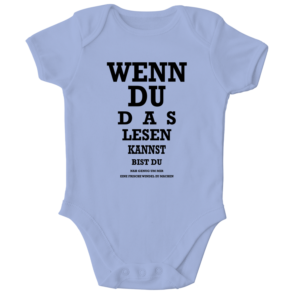 Wenn du das lesen kannst | Baby Body Kurzarm