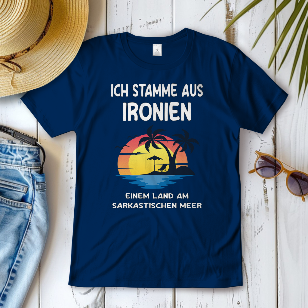 T-Shirt Frauen-Ich stamme aus Ironien