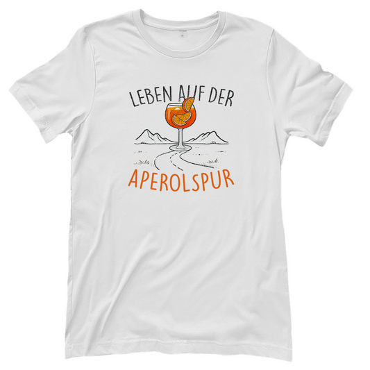 T-Shirt Frauen - Aperolspur