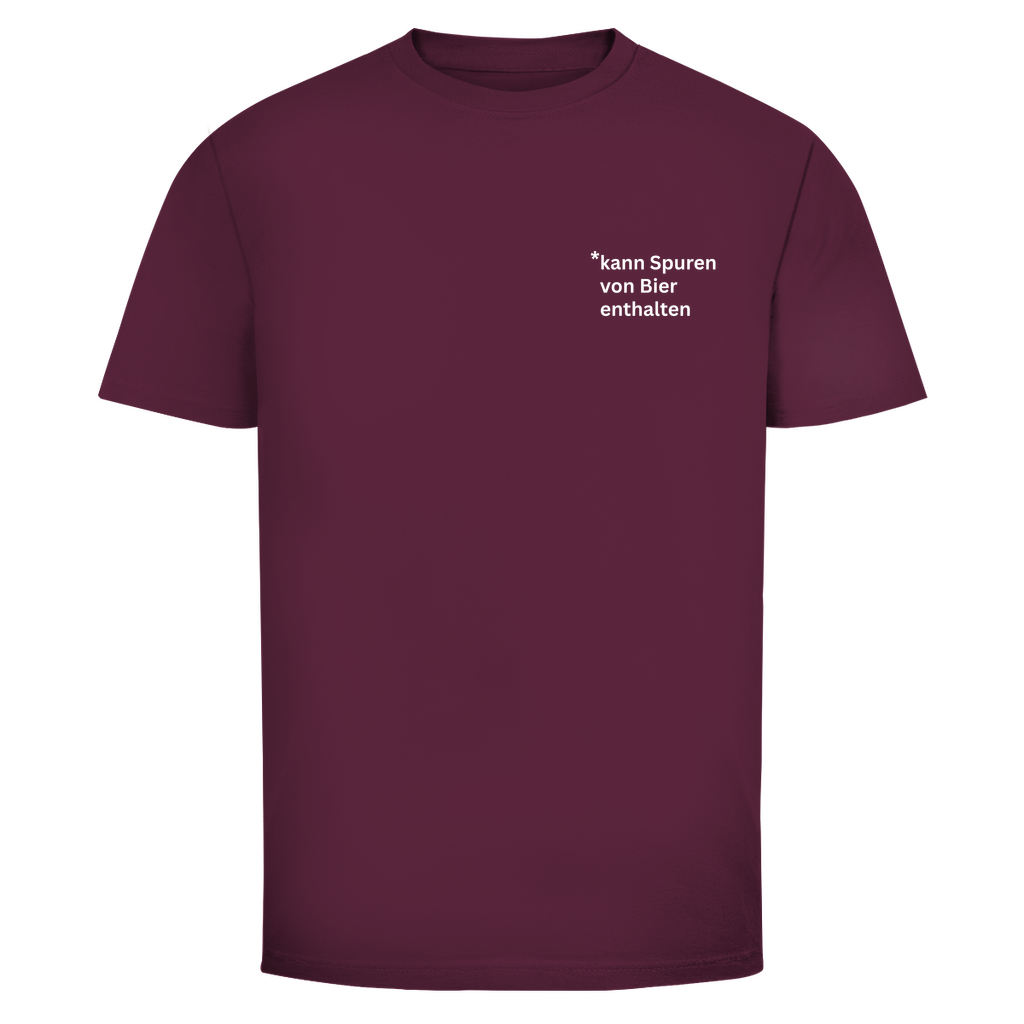 T-Shirt Männer- Kann Spuren von Bier enthalten