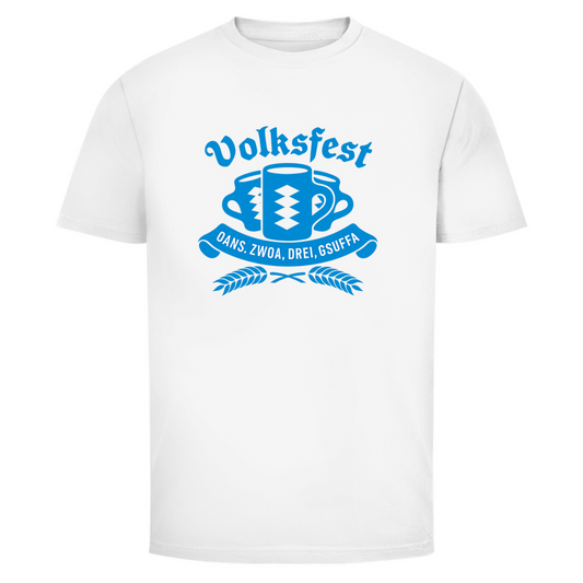 Unisex Wiesn Shirt – Oans, Zwoa, DREI G’suffa!