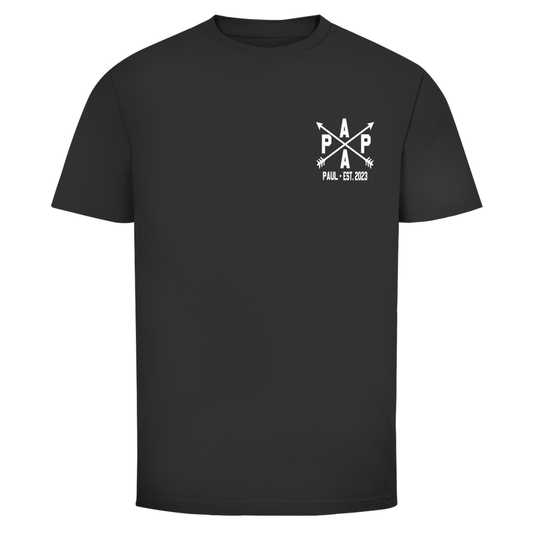 T-Shirt Männer- Personalisiert – mit Name & Jahr