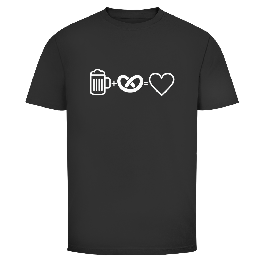 Unisex Wiesn Shirt- Bier + Brezel