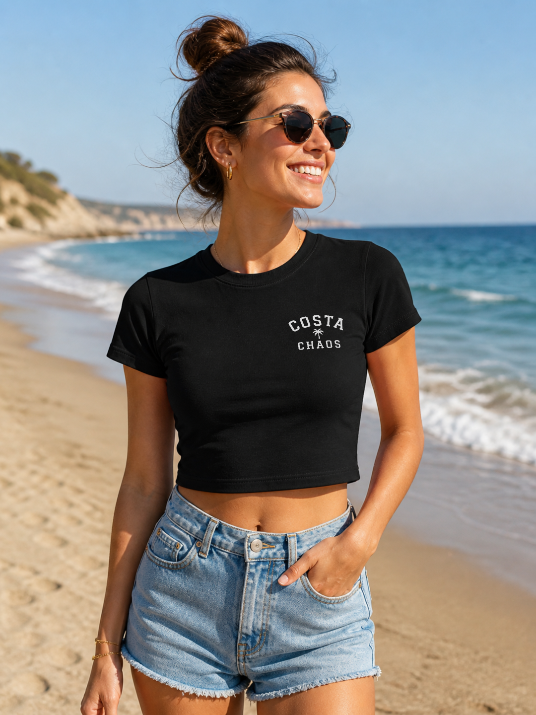 Costa Chaos Brustdruck | Crop Top