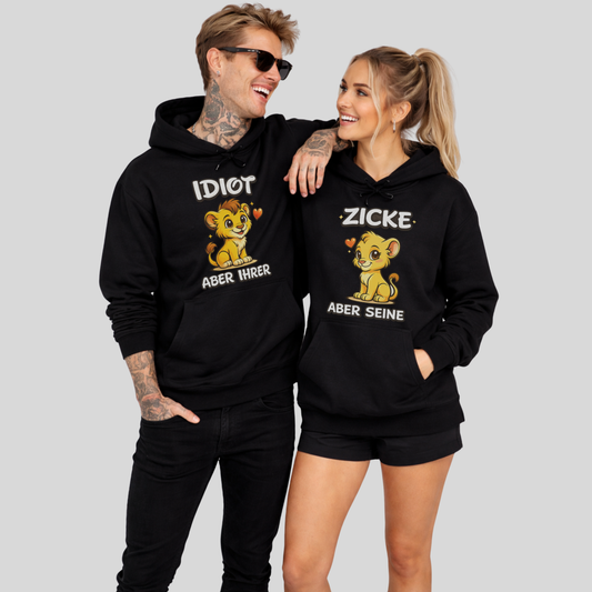Idiot aber ihrer Löwe x Zicke aber seine Löwin Pärchen Bundle