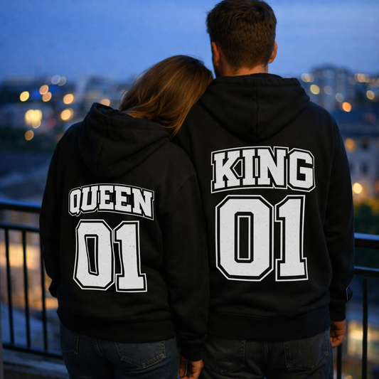 King 01 x Queen 01 Rückendruck Pärchen Bundle
